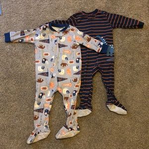 Set of 2 Footie Pajamas